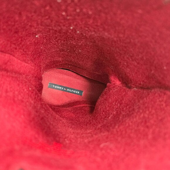 Tommy Hilfiger Rubber Rain Boot 9 Blue Quilted Preppy  Equestrian Outdoor Winter - Picture 8 of 12